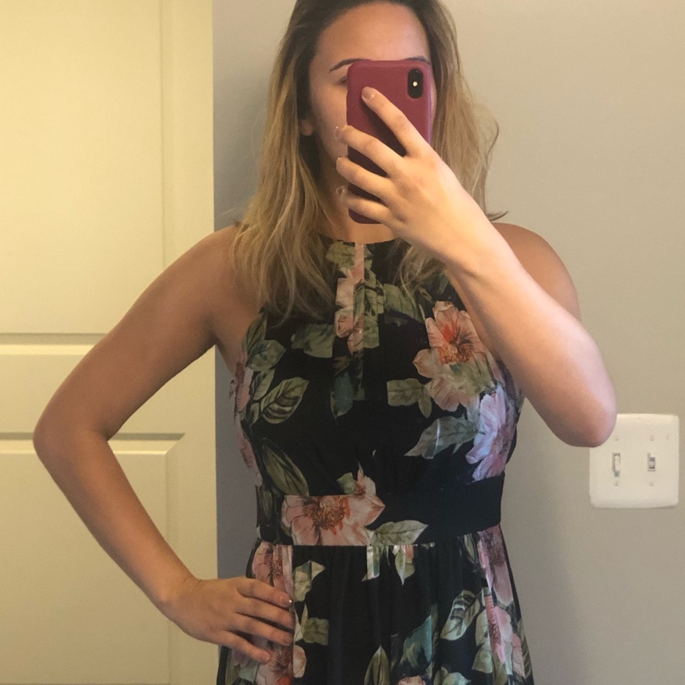 INC Long Black Dress size 4